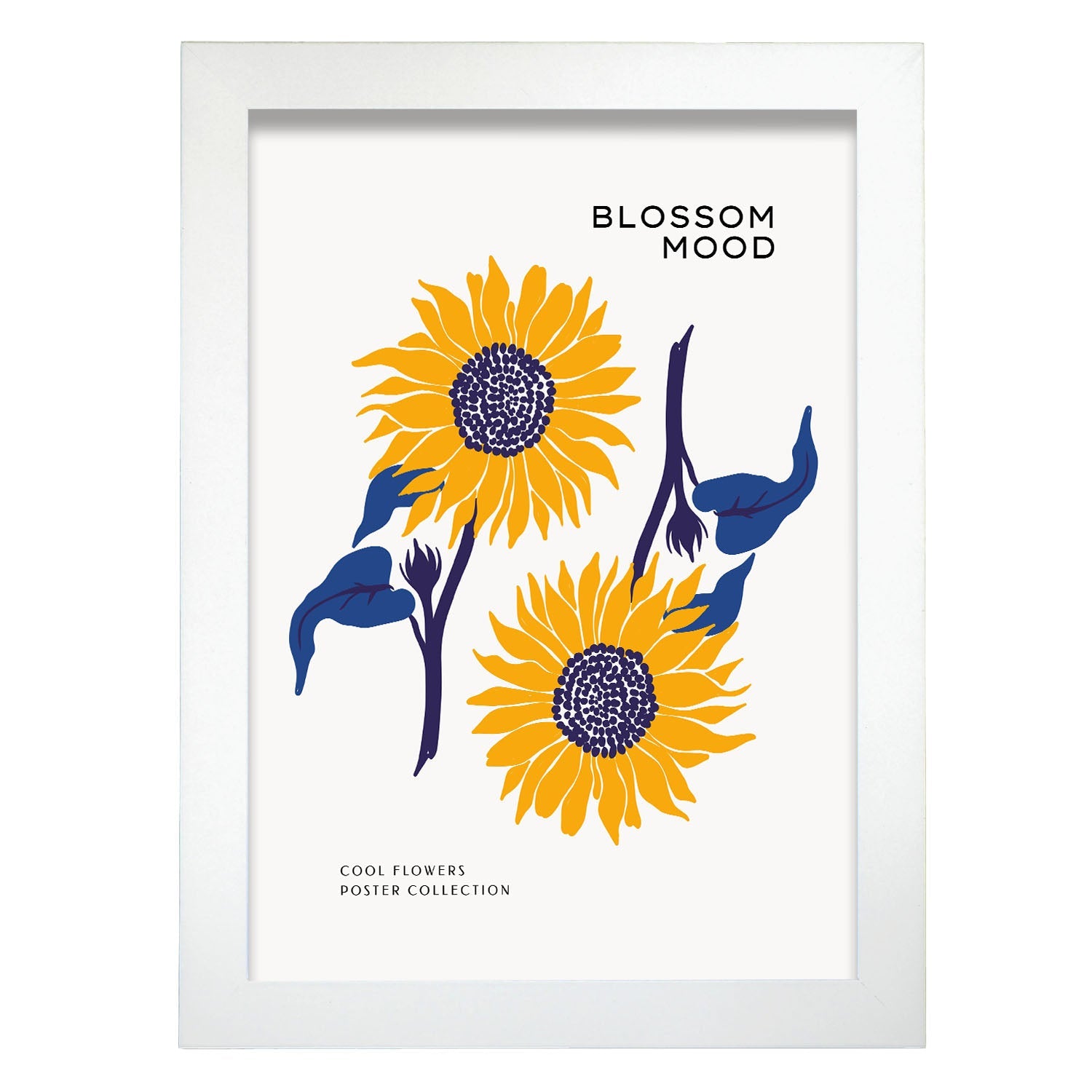 Blossom Mood Sunflower-Artwork-Nacnic-A4-Marco Blanco-Nacnic Estudio SL
