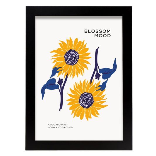 Blossom Mood Sunflower-Artwork-Nacnic-A4-Sin marco-Nacnic Estudio SL