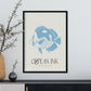 Blue Butterflyfish-Artwork-Nacnic-Nacnic Estudio SL
