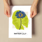 Blue Egyptian Waterlily-Artwork-Nacnic-Nacnic Estudio SL