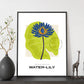 Blue Egyptian Waterlily-Artwork-Nacnic-Nacnic Estudio SL