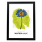 Blue Egyptian Waterlily-Artwork-Nacnic-A3-Sin marco-Nacnic Estudio SL
