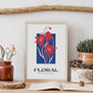Bluebell flower-Artwork-Nacnic-Nacnic Estudio SL