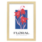 Bluebell flower-Artwork-Nacnic-A3-Marco Madera clara-Nacnic Estudio SL