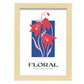 Bluebell flower-Artwork-Nacnic-A4-Marco Madera clara-Nacnic Estudio SL