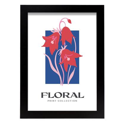 Bluebell flower-Artwork-Nacnic-A4-Sin marco-Nacnic Estudio SL