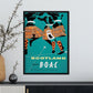 BOAC-Scotland-Airline-Poster-Artwork-Nacnic-Nacnic Estudio SL