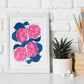 Boquet of Hydrangea-Artwork-Nacnic-Nacnic Estudio SL