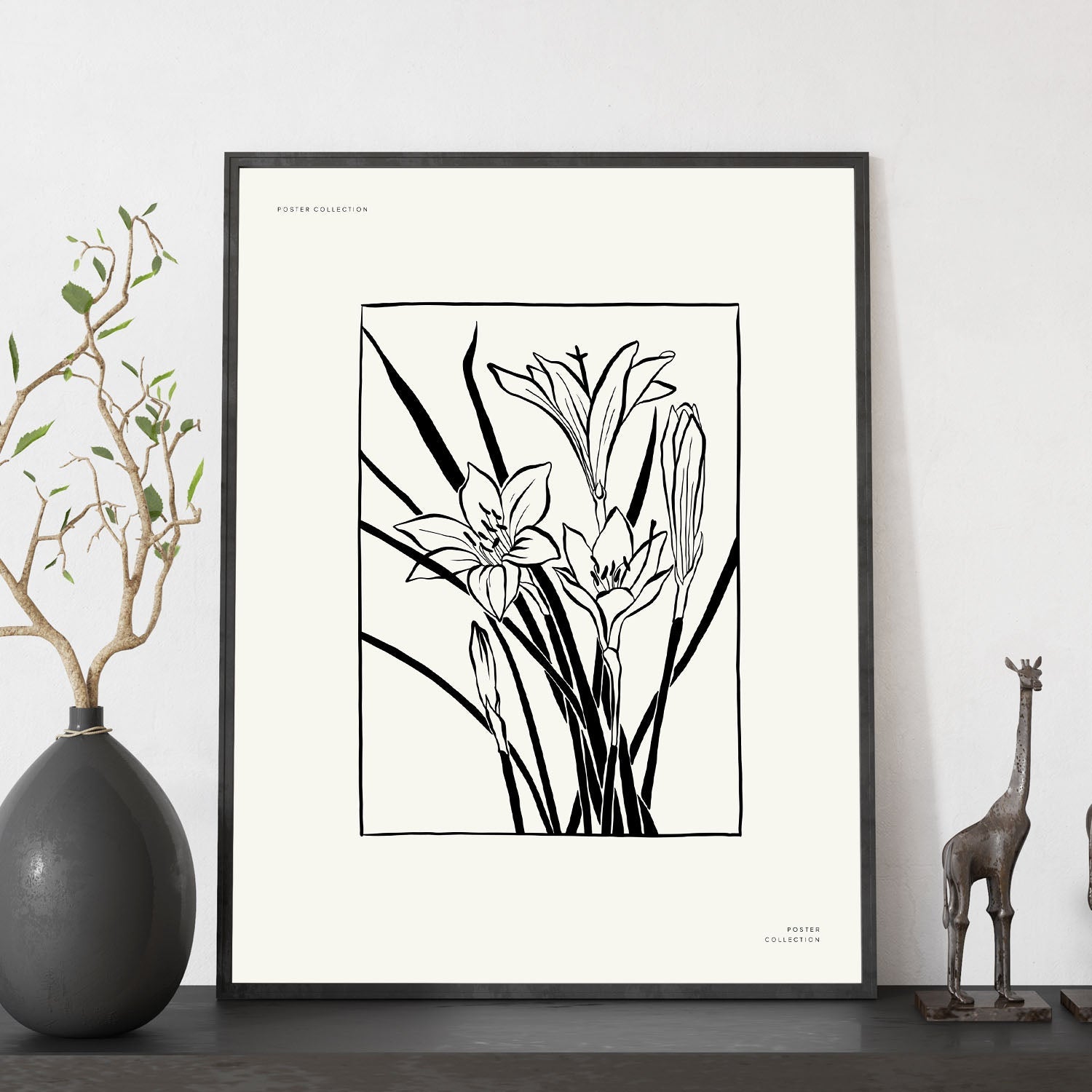 Boquet of Tiger Lily-Artwork-Nacnic-Nacnic Estudio SL