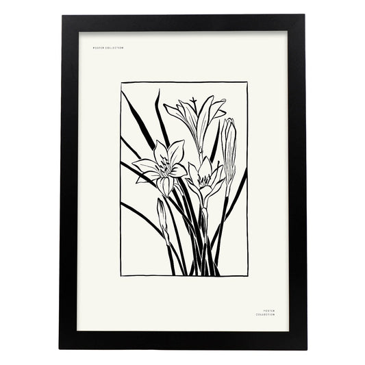 Boquet of Tiger Lily-Artwork-Nacnic-A3-Sin marco-Nacnic Estudio SL