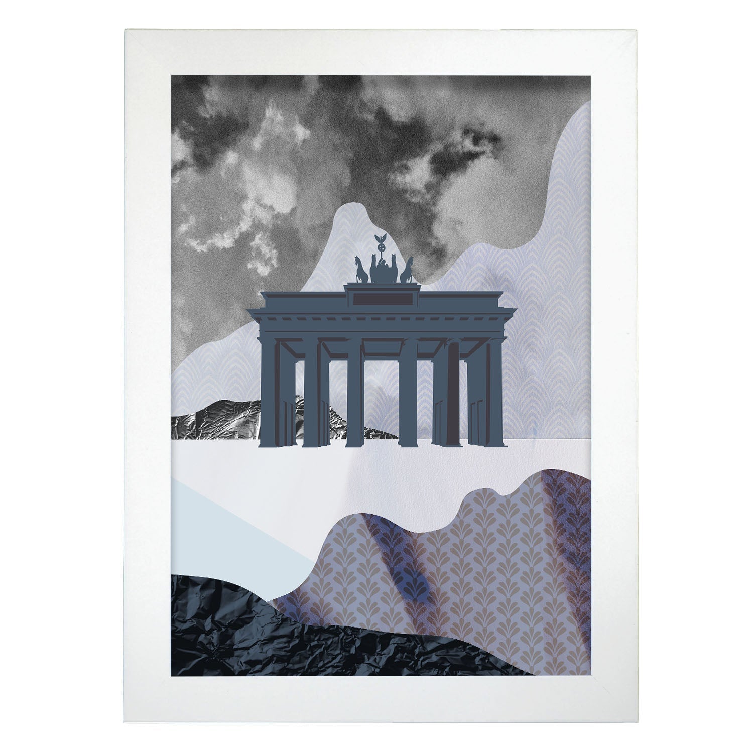 Brandenburg Gate-Artwork-Nacnic-A4-Marco Blanco-Nacnic Estudio SL