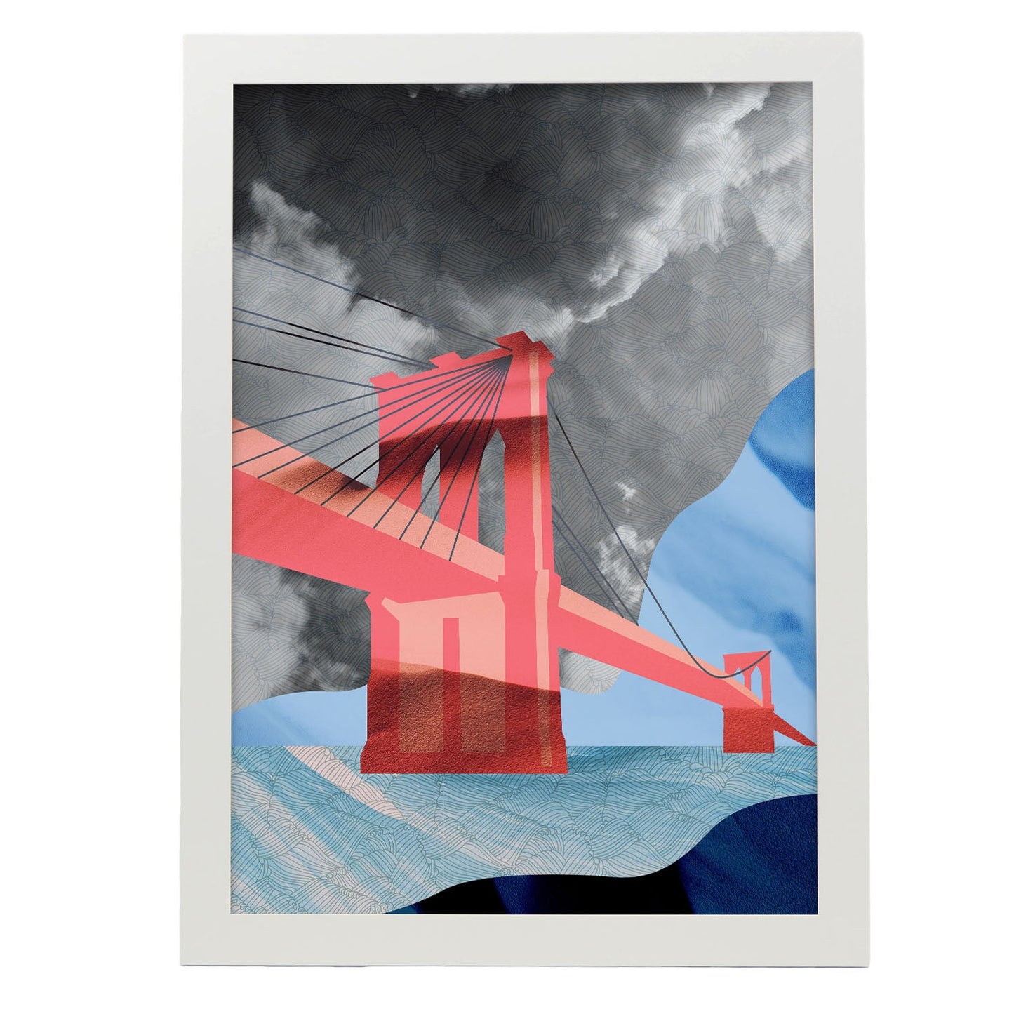 Brooklyn Bridge-Artwork-Nacnic-A3-Marco Blanco-Nacnic Estudio SL