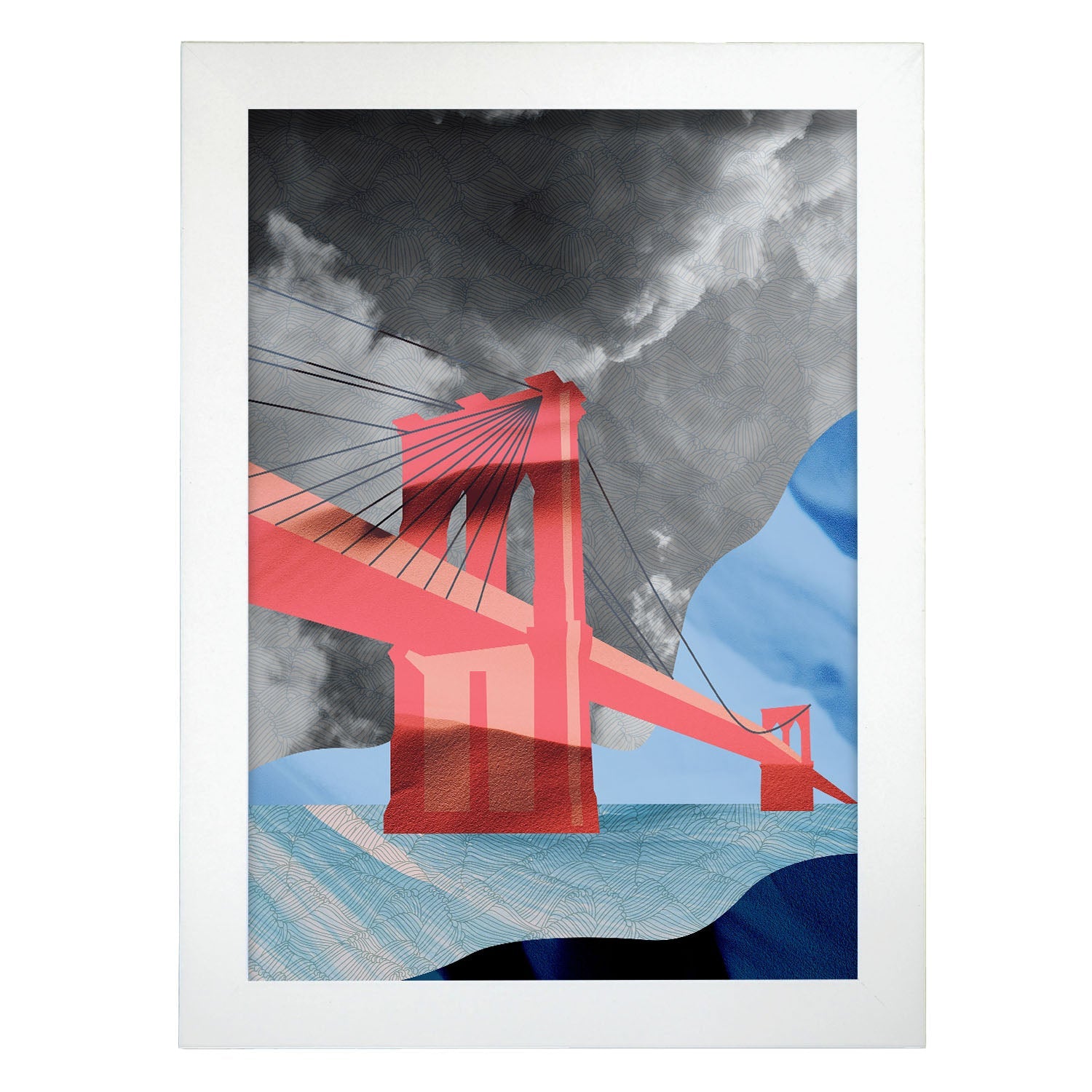 Brooklyn Bridge-Artwork-Nacnic-A4-Marco Blanco-Nacnic Estudio SL
