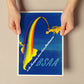 BSAA-Vintage-airline-poster-Artwork-Nacnic-Nacnic Estudio SL