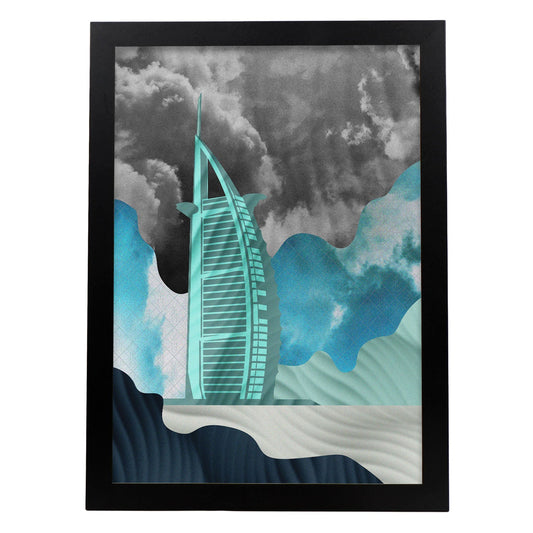 Burj Al Arab-Artwork-Nacnic-A3-Sin marco-Nacnic Estudio SL