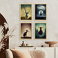 Burton style Animal Illustrations and Posters inspired by Burton's Dark and Goth art Interior Design and Decoration Set Collection 1-Artwork-Nacnic-Nacnic Estudio SL