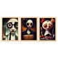 Burton style Animal Illustrations and Posters inspired by Burton's Dark and Goth art Interior Design and Decoration Sets Collection 18-Artwork-Nacnic-A4-Marco Madera clara-Nacnic Estudio SL