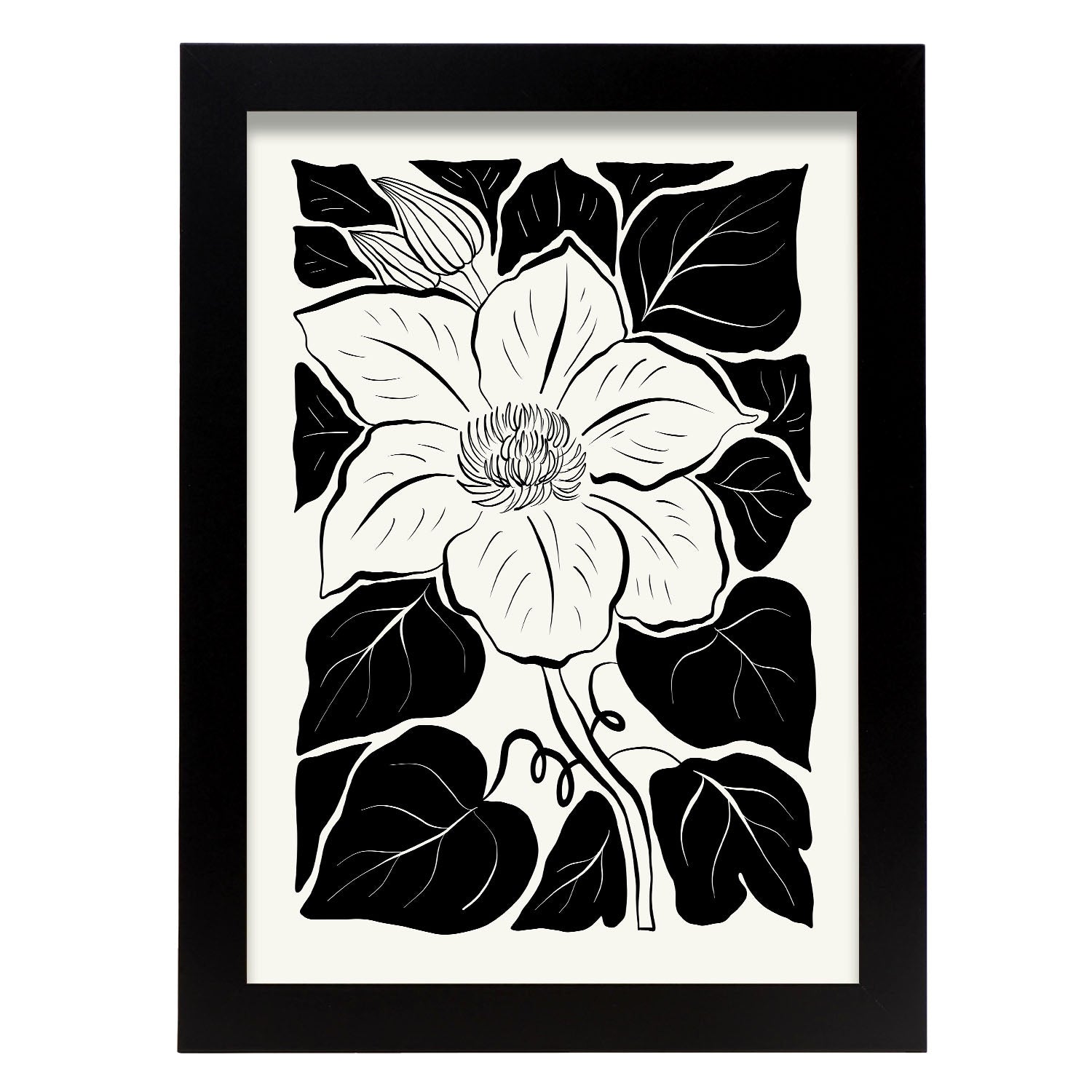 Buttercup Flower-Artwork-Nacnic-A4-Sin marco-Nacnic Estudio SL