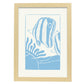 Butterfly Fish-Artwork-Nacnic-A3-Marco Madera clara-Nacnic Estudio SL