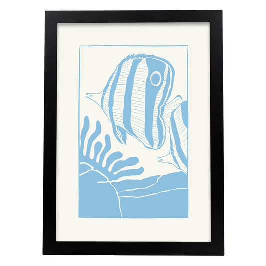 Butterfly Fish-Artwork-Nacnic-A3-Sin marco-Nacnic Estudio SL