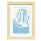 Butterfly Fish-Artwork-Nacnic-A4-Marco Madera clara-Nacnic Estudio SL