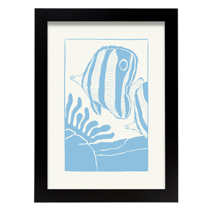 Butterfly Fish-Artwork-Nacnic-A4-Sin marco-Nacnic Estudio SL