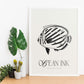 Butterflyfish Stencils-Artwork-Nacnic-Nacnic Estudio SL
