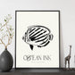 Butterflyfish Stencils-Artwork-Nacnic-Nacnic Estudio SL