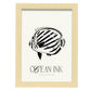Butterflyfish Stencils-Artwork-Nacnic-A4-Marco Madera clara-Nacnic Estudio SL