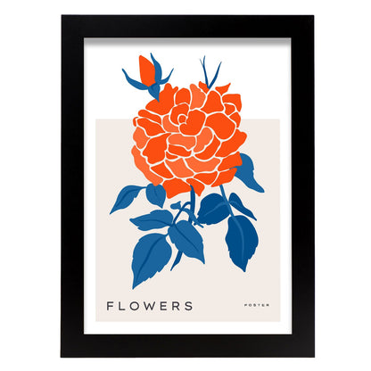 Carnation FLower Bud-Artwork-Nacnic-A4-Sin marco-Nacnic Estudio SL