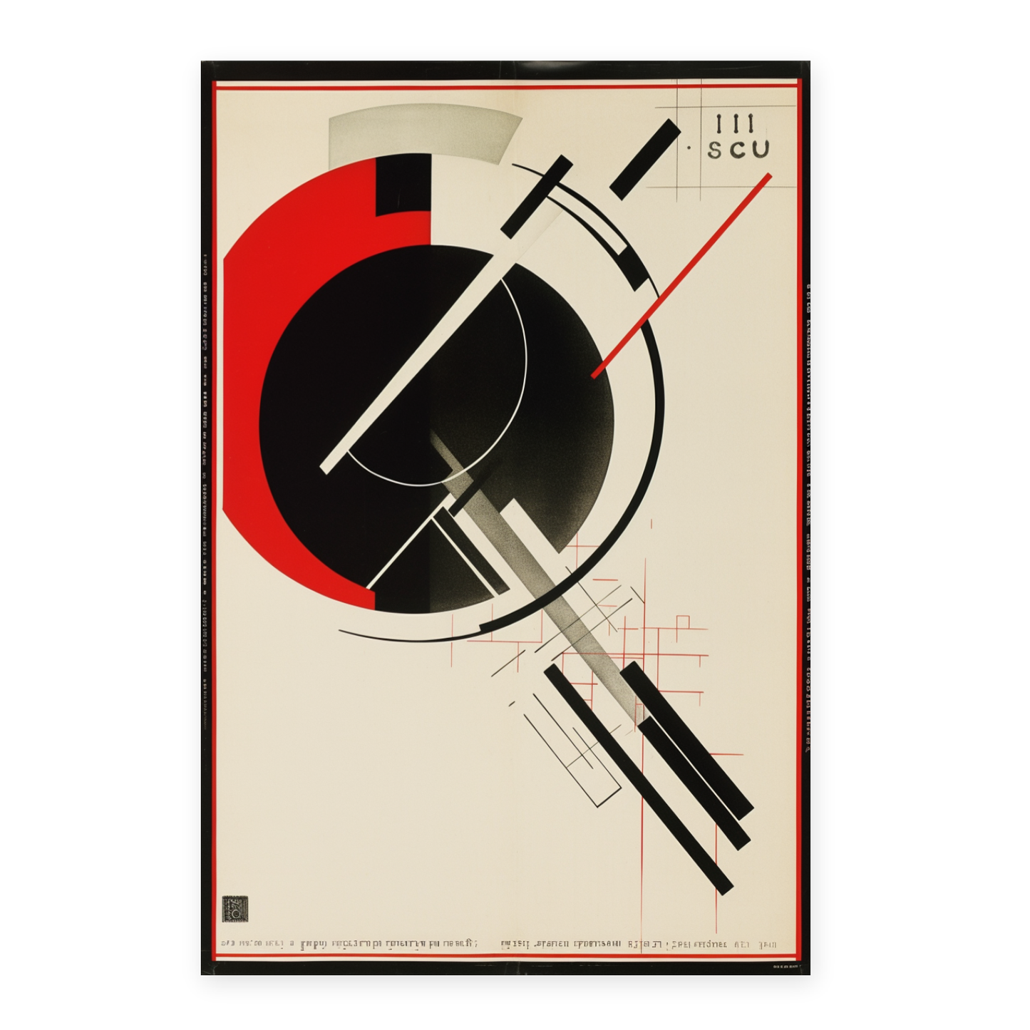 Cartel BAUHAUS por Laszlo Moholy-Nagy,