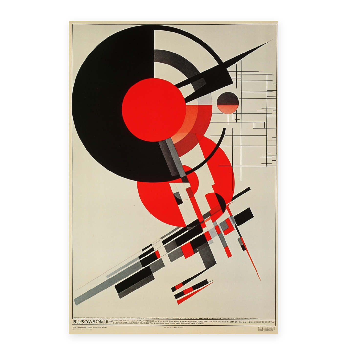 Cartel BAUHAUS por Laszlo Moholy-Nagy