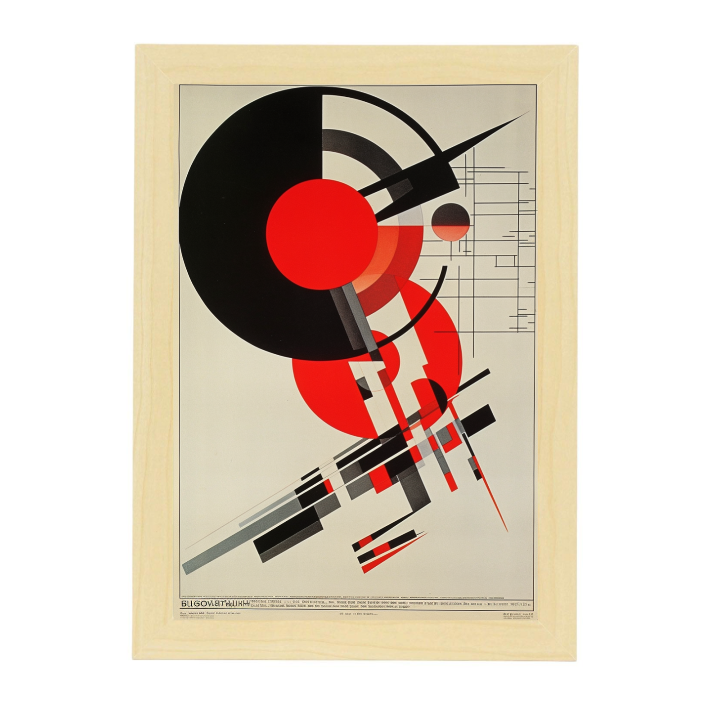 Cartel BAUHAUS por Laszlo Moholy-Nagy