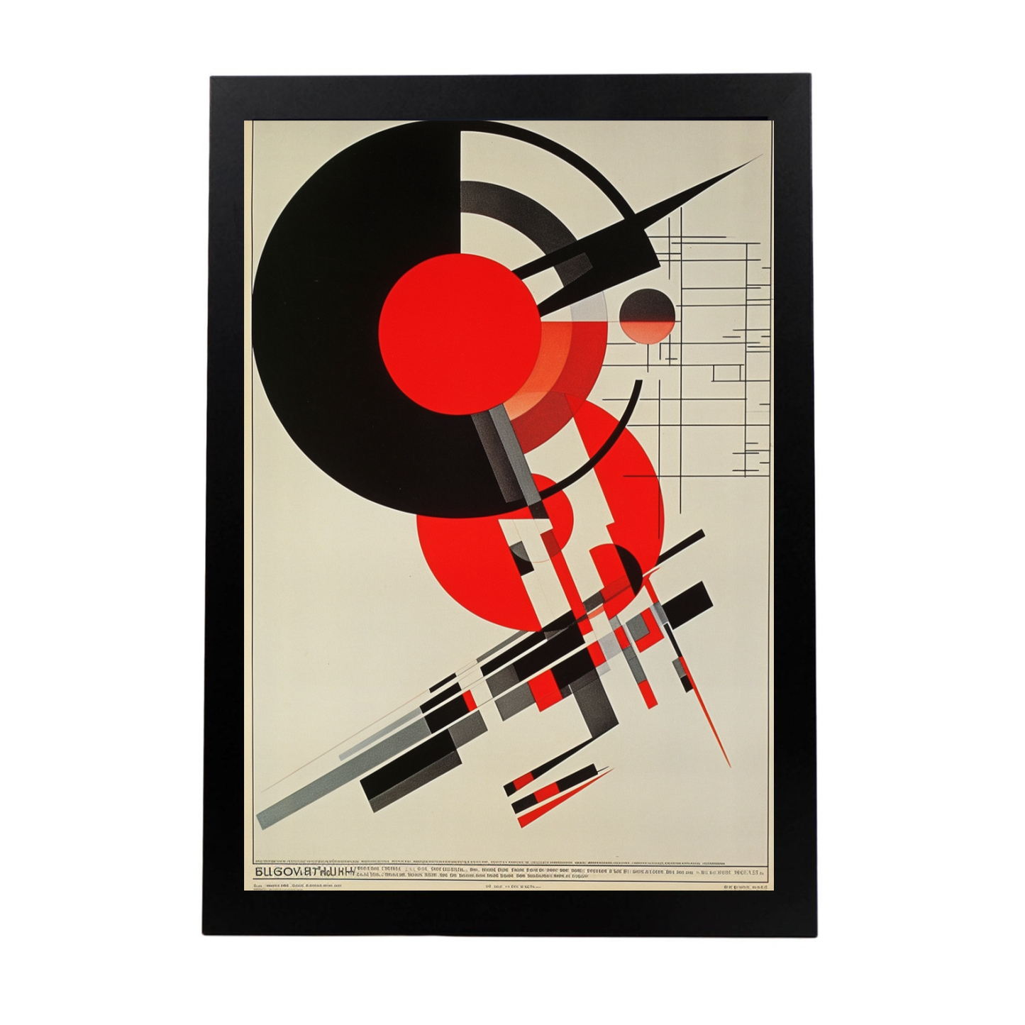 Cartel BAUHAUS por Laszlo Moholy-Nagy