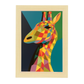 Lámina de Jirafa al Estilo Victor Vasarely