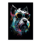 Lámina de Schnauzer con Elvis
