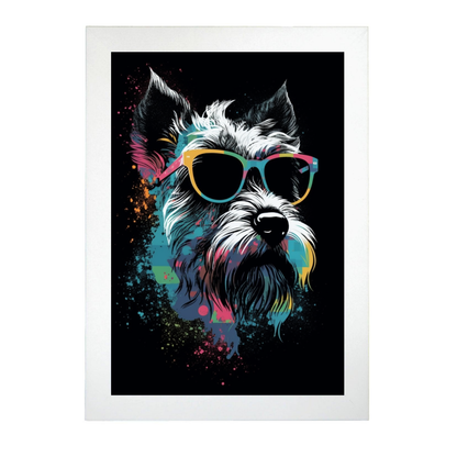 Lámina de Schnauzer con Elvis