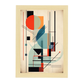 Cartel Geométrico con Fondo de Bauhaus