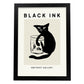 Cat hooking a fish-Artwork-Nacnic-A3-Sin marco-Nacnic Estudio SL
