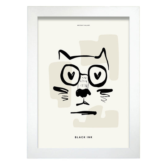 Cat love-Artwork-Nacnic-A4-Marco Blanco-Nacnic Estudio SL