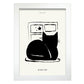 Cat Window-Artwork-Nacnic-A4-Marco Blanco-Nacnic Estudio SL