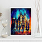 Catedral de Milán Nacnic Milán Italia PERRAMA DE PINTURA DEL OLLO. Estampados de arte de pared estético para el diseño de dormitorio o sala de estar.-Artwork-Nacnic-Nacnic Estudio SL