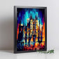 Catedral de Milán Nacnic Milán Italia PERRAMA DE PINTURA DEL OLLO. Estampados de arte de pared estético para el diseño de dormitorio o sala de estar.-Artwork-Nacnic-Nacnic Estudio SL