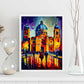 Catedral metropolitana nacnica Ciudad de México México Oil Painti. Estampados de arte de pared estético para el diseño de dormitorio o sala de estar.-Artwork-Nacnic-Nacnic Estudio SL