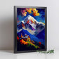 Cepillo de pintura al óleo nacnic kangchenjunga golpes coloridos h. Estampados de arte de pared estético para el diseño de dormitorio o sala de estar.-Artwork-Nacnic-Nacnic Estudio SL