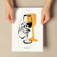 Champagne Glass-Artwork-Nacnic-Nacnic Estudio SL
