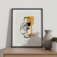 Champagne Glass-Artwork-Nacnic-Nacnic Estudio SL