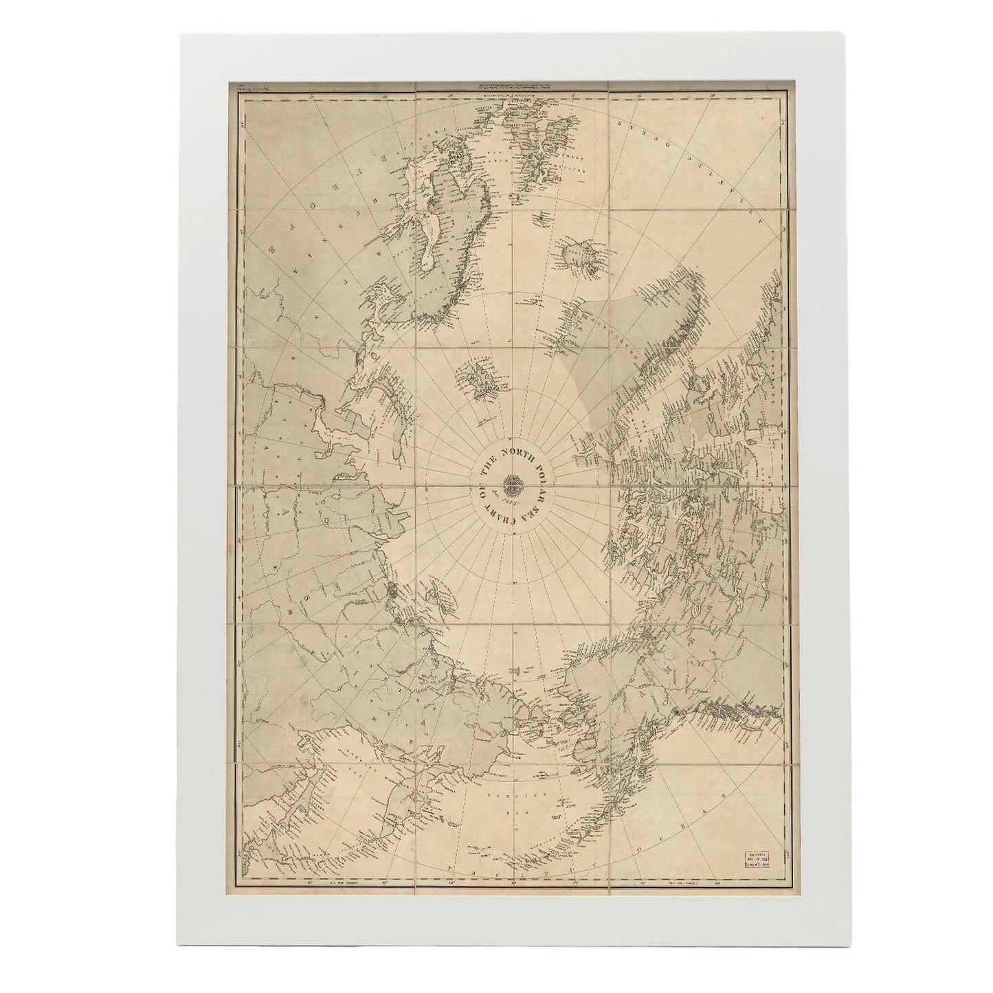 Chart_of_the_North_Polar_Sea_1855-Artwork-Nacnic-A3-Marco Blanco-Nacnic Estudio SL