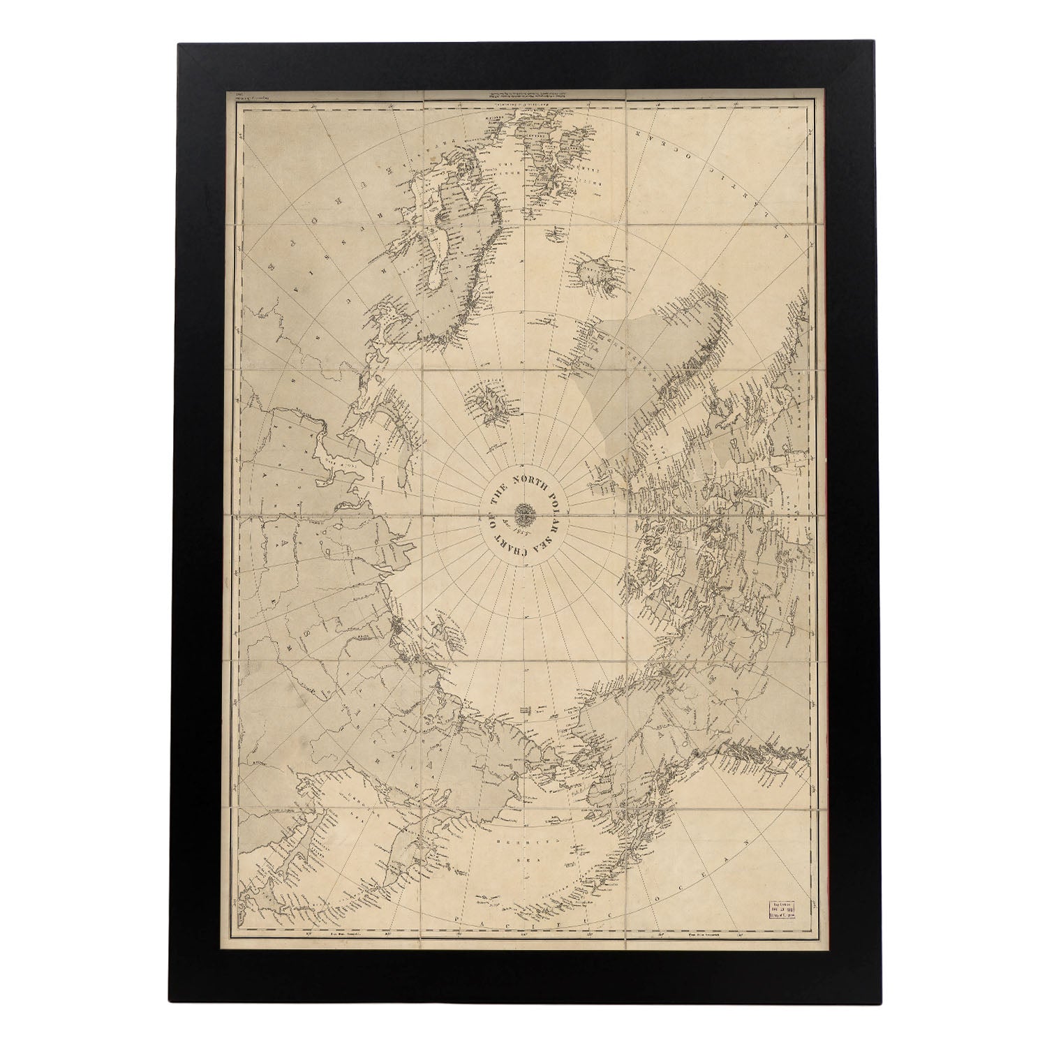 Chart_of_the_North_Polar_Sea_1855-Artwork-Nacnic-A3-Sin marco-Nacnic Estudio SL