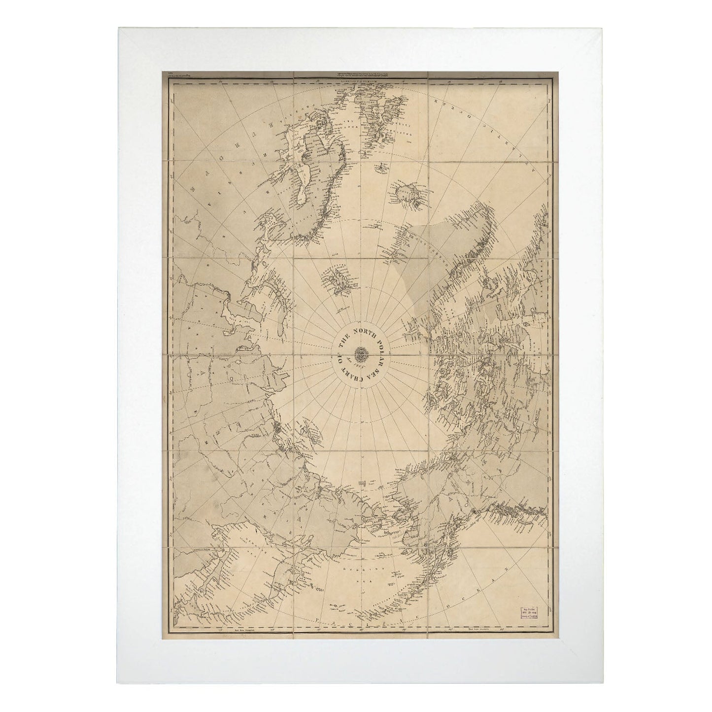 Chart_of_the_North_Polar_Sea_1855-Artwork-Nacnic-A4-Marco Blanco-Nacnic Estudio SL